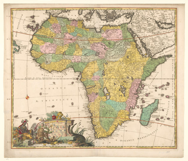Gilliam van der Gouwen - Afrika’nın En Yeni ve En Kapsamlı Tasviri Fine Art Baskı
