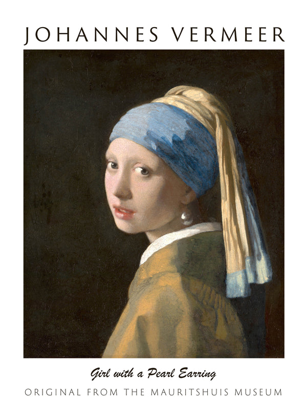 Johannes Vermeer-İnci Küpeli Kız fine art baskı
