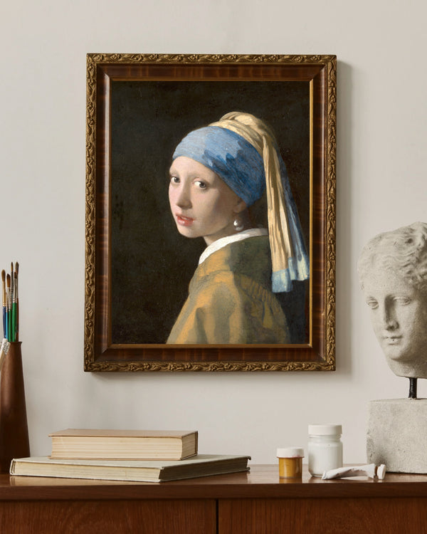 Johannes Vermeer-İnci Küpeli Kız