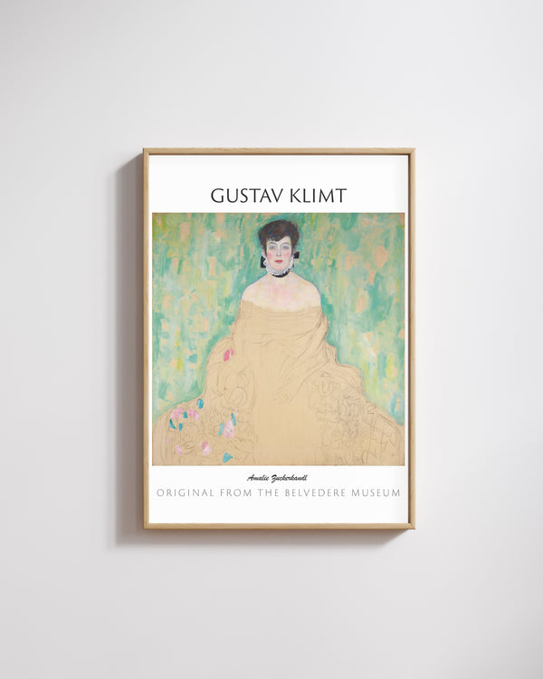 Gustav Klimt-Amalie Zuckerkandl poster
