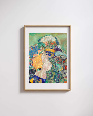 Gustav Klimt - Bebek - Beşik Fine Art Baskı