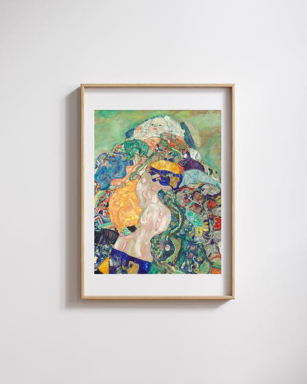 Gustav Klimt - Bebek - Beşik Fine Art Baskı