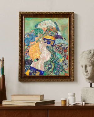 Gustav Klimt - Bebek - Beşik Çerçeve