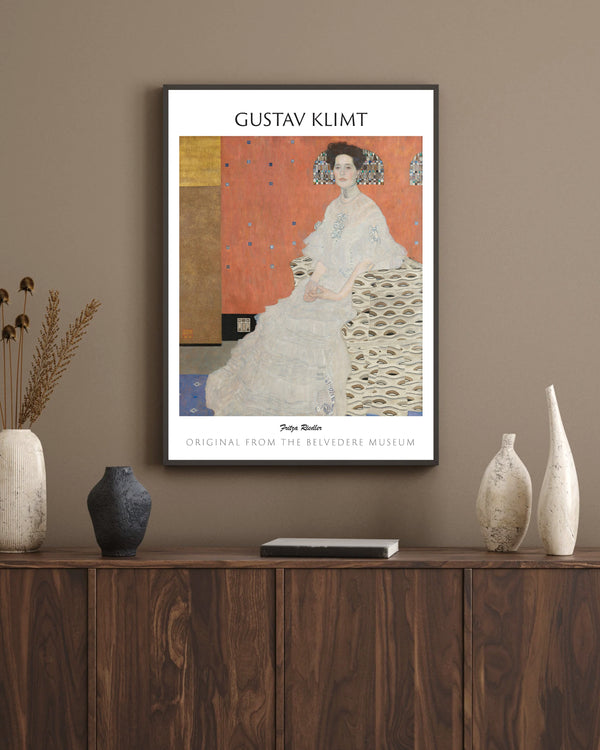 Gustav Klimt-Fritza Riedler çerçeve
