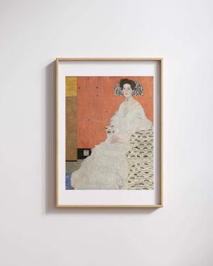 Gustav Klimt - Fritza Riedler fine art baskı