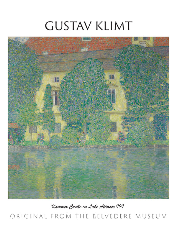 Gustav Klimt – Kammer Şatosu, Attersee III fine art baskı