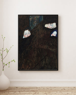 Gustav Klimt - Anne ve İki Çocuk Aile poster