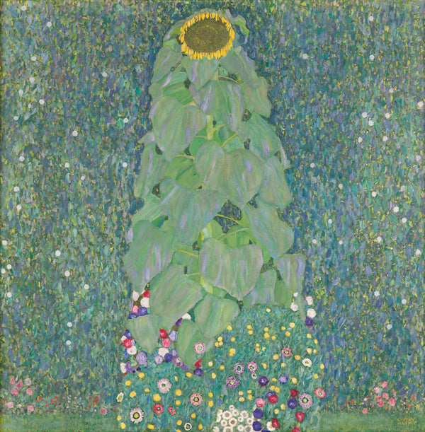 Gustav Klimt - Ayçiçeği tablo