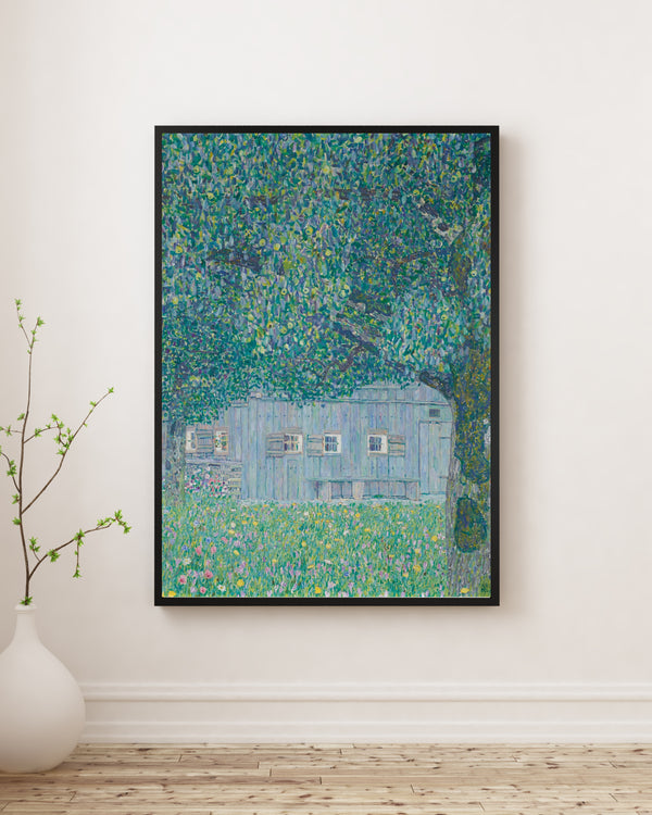 Gustav Klimt - Yukarı Avusturya Çiftlik Evi poster