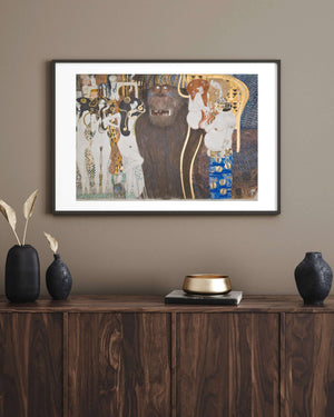Gustav Klimt - Beethoven Frieze The Hostile Powers