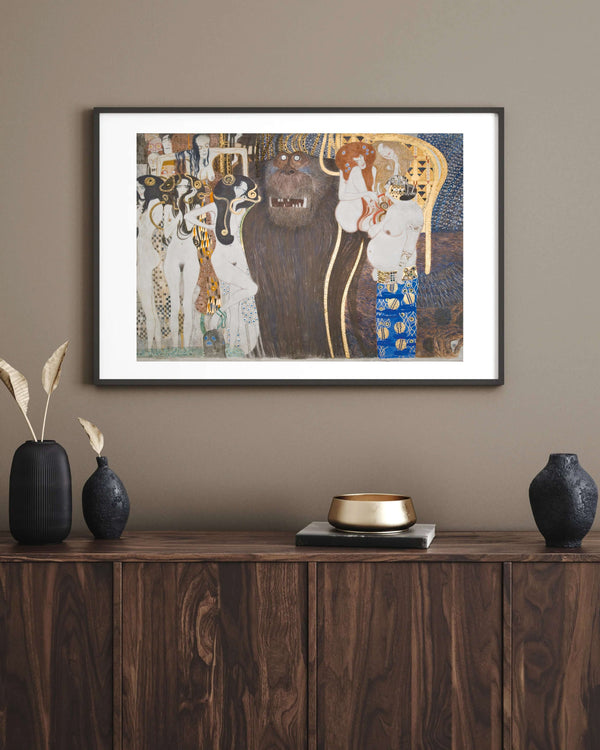 Gustav Klimt - Beethoven Frizi Düşman Güçler