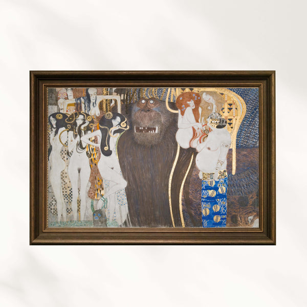 Gustav Klimt - Beethoven Frizi Düşman Güçler