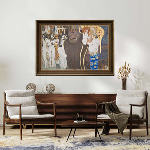 Gustav Klimt - Beethoven Frieze The Hostile Powers