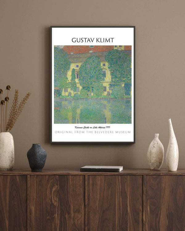 Gustav Klimt – Kammer Şatosu, Attersee III çerçeve
