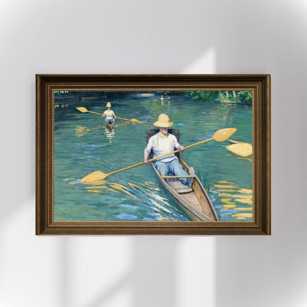 Gustave Caillebotte - Kayıklar Poster