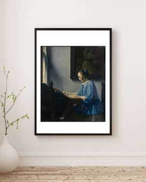 Han van Meegeren - Nota Okuyan Kadın Fine Art Baskı