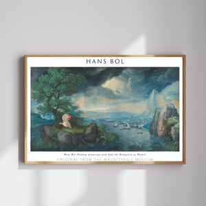 Hans Bol-Patmos’ta Aziz John Evangelist' in Hayali Manzarası poster