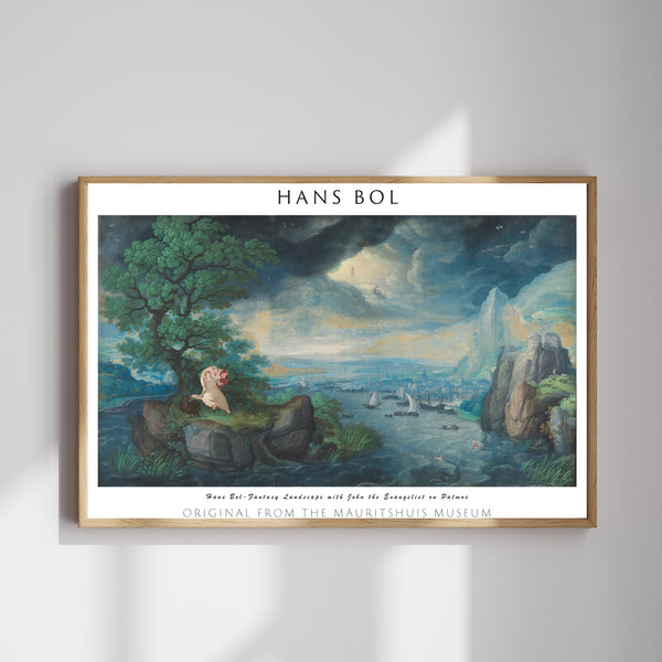 Hans Bol-Patmos’ta Aziz John Evangelist' in Hayali Manzarası poster