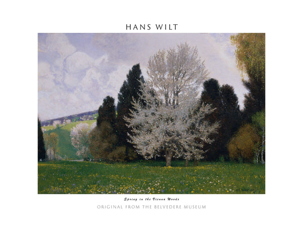 Hans Wilt-Viyana Ormanlarında Bahar fine art baskı