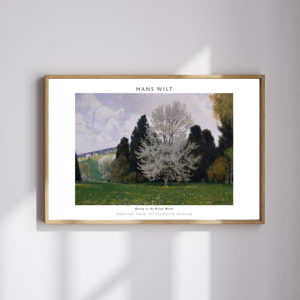 Hans Wilt-Viyana Ormanlarında Bahar poster
