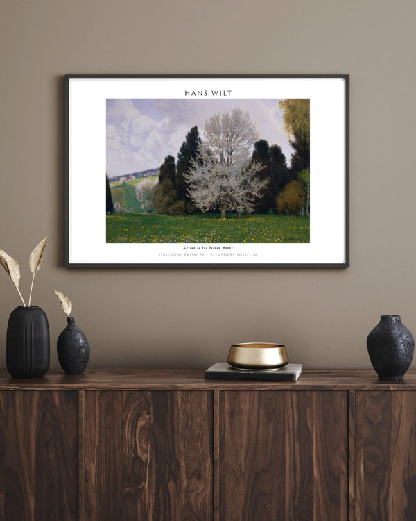 Hans Wilt-Viyana Ormanlarında Bahar çerçeve