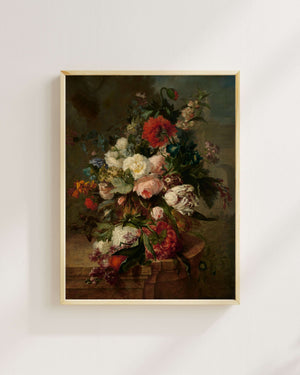 Harmanus Uppink - Çiçeklerle Natürmort Fine Art Baskı