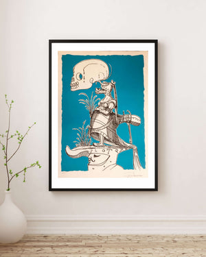 Salvador Dalí - Doğum ve Ölümün Miğferi - Pantagruel fine art baskı