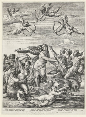 Hendrick Goltzius - Galatea'nın Zaferi fine art baskı