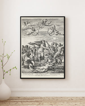 Hendrick Goltzius - Galatea'nın Zaferi fine art baskı