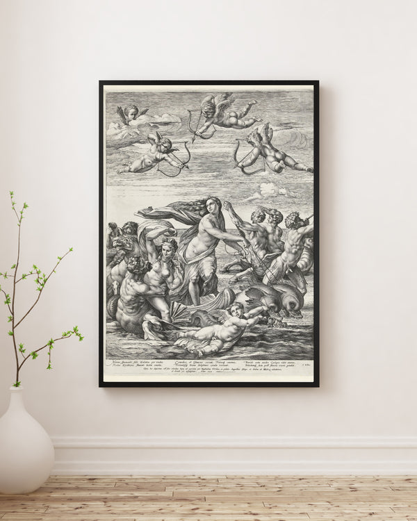 Hendrick Goltzius - Galatea'nın Zaferi fine art baskı