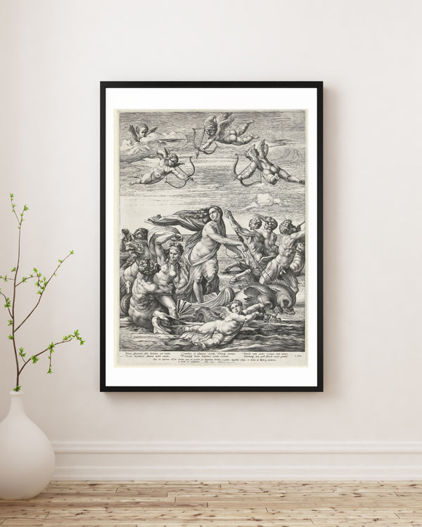 Hendrick Goltzius - Galatea'nın Zaferi fine art baskı