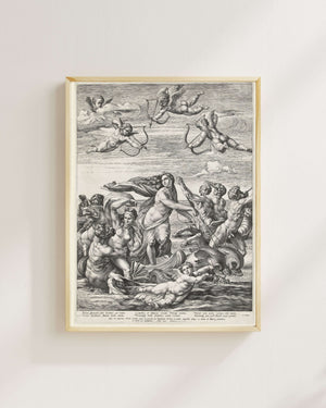 Hendrick Goltzius - Galatea'nın Zaferi fine art baskı