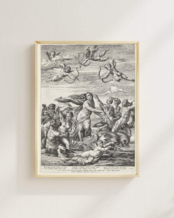 Hendrick Goltzius - Galatea'nın Zaferi fine art baskı