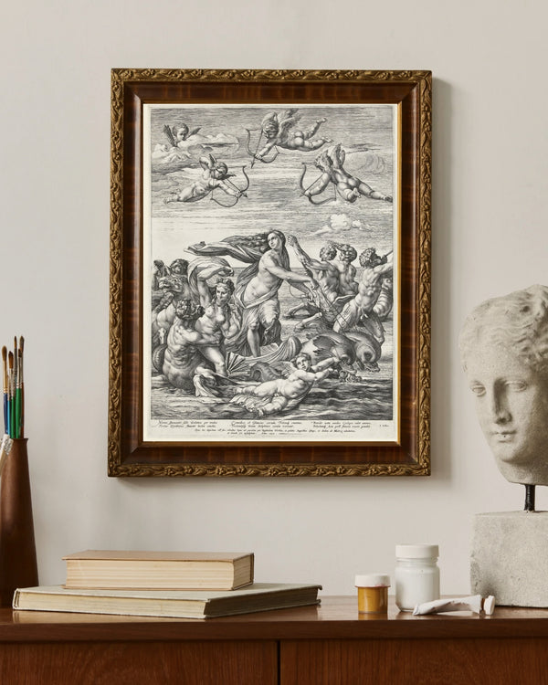 Hendrick Goltzius - Galatea'nın Zaferi fine art baskı