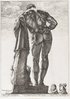 Hendrick Goltzius - Farnese Herkülü fine art baskı