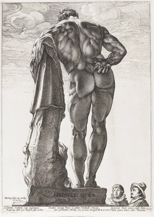 Hendrick Goltzius - Farnese Herkülü fine art baskı