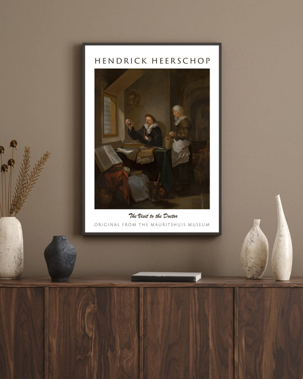 Hendrick Heerschop-Doktor Ziyareti çerçeve