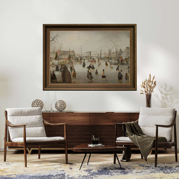Hendrick Avercamp - Buz Üzerinde Eğlence