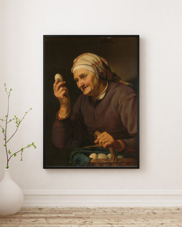 Hendrick Bloemaert - Yumurtacı Yaşlı Kadın