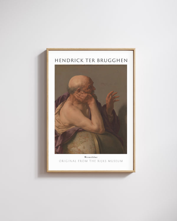 Hendrick ter Brugghen - Herakleitos poster