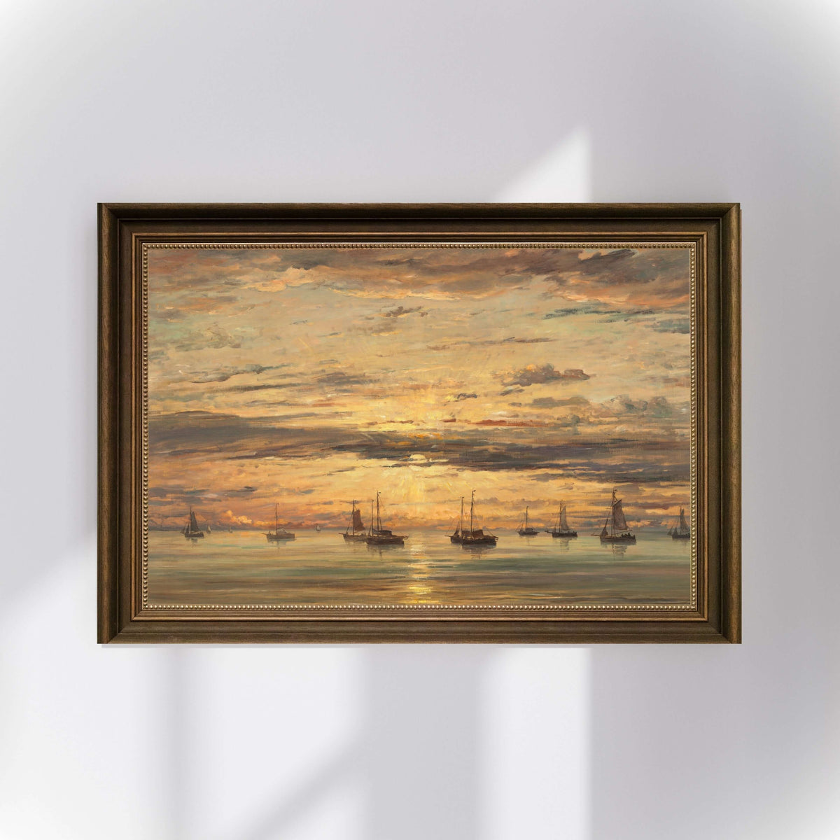 Hendrik Willem Mesdag - Sunset in Scheveningen – Gige Gallery