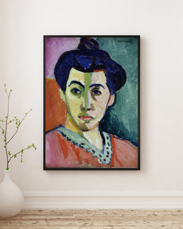 Henri Matisse - Madame Matisse’in Portresi Yeşil Çizgi poster