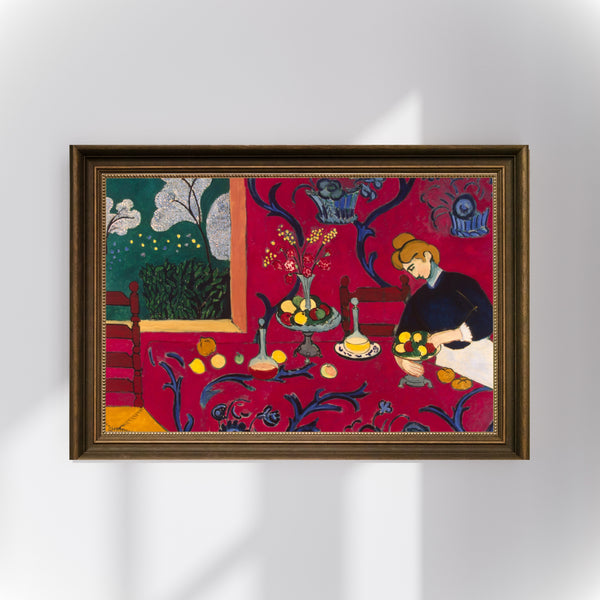 Henri Matisse - Kırmızı Oda Poster
