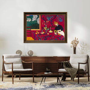Henri Matisse - Kırmızı Oda Fine Art Baskı