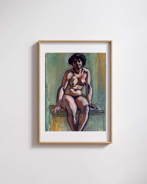Henri Matisse - Oturan Kadın Fine Art Baskı