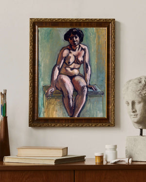 Henri Matisse - Oturan Kadın Çerçeve