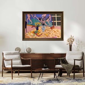 Henri Matisse - Dans Panolu Natürmort Fine Art Baskı