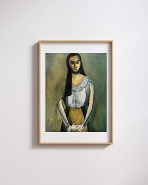 Henri Matisse - İtalyan Kadın Fine Art Baskı