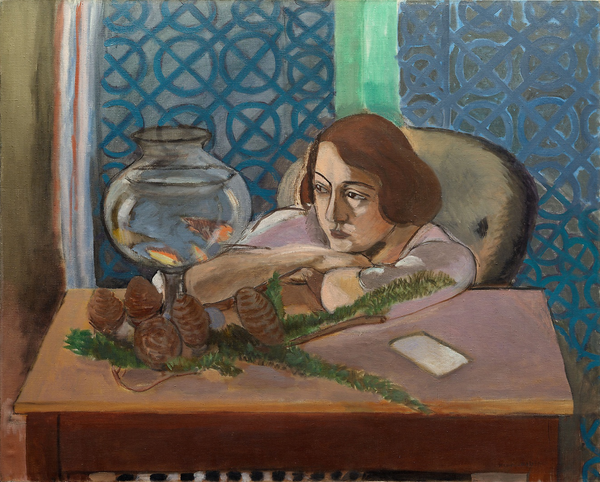 Henri Matisse - Akvaryumun Önündeki Kadın