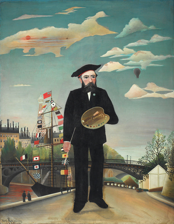 Henri Rousseau - Ben Portre Manzara